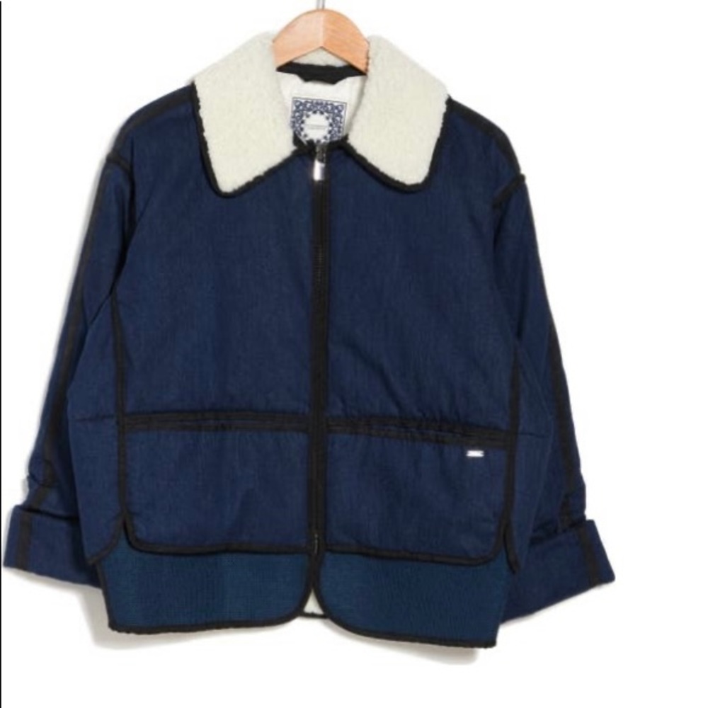 NWT Scotch and Soda Padded Denim Bomber Jacket